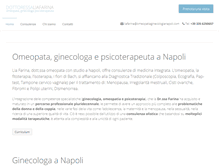 Tablet Screenshot of omeopatiaginecologianapoli.com